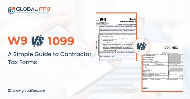 Difference between form W9 and 1099 | Global FPO